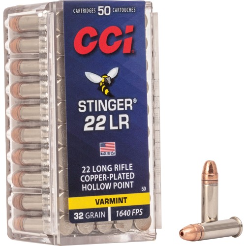 CCI STINGER 22LR 32GR JHP