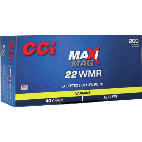 CCI MAXI-MAG 22WMR 40GR JHP