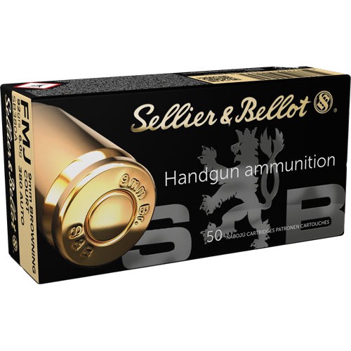 S&B 380 ACP 92GR FMJ-RN
