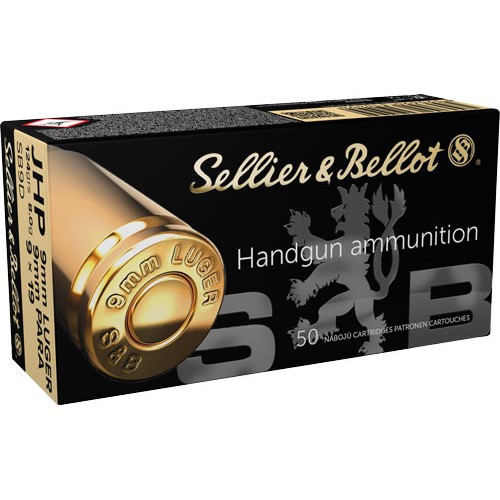 S&B 9MM LUGER 124GR JHP