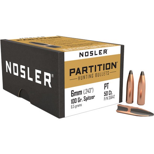 NOSLER BULLETS 6MM .243